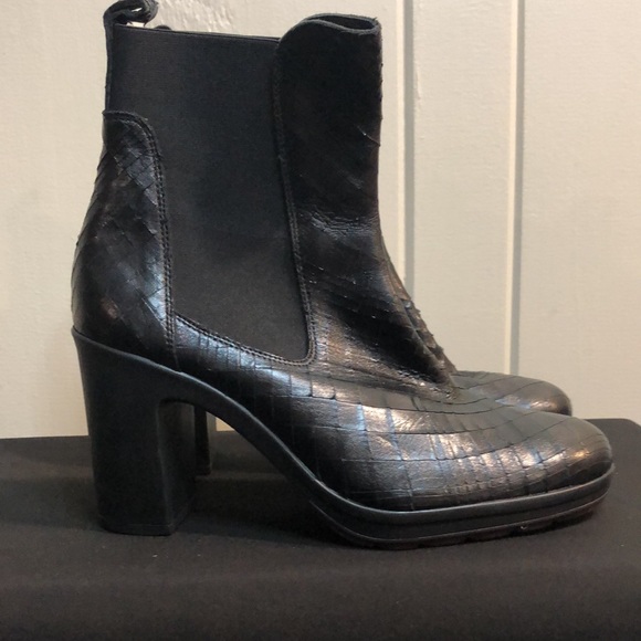 Pons Quintana Black Ankle Bootie Boots - Picture 4 of 16